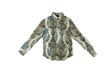 Camicia JUST CAVALLI Usato tg. 50 (SA1105) Floreale Uomo  100% Cotone