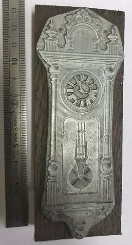 Placca incisione orologio