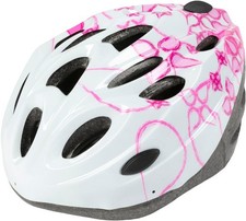 Casco bici ragazza imbottito regolabile taglia M 55-58 cm rosa On Bike