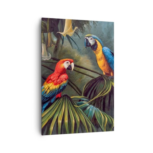 Quadro tela 70x100cm ara - su,