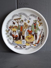 Jahreszeiten Season Plate Susanne Dolker Trinket Dish 4" German Folk Art
