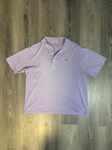 Polo lacoste vintage violet - polo,