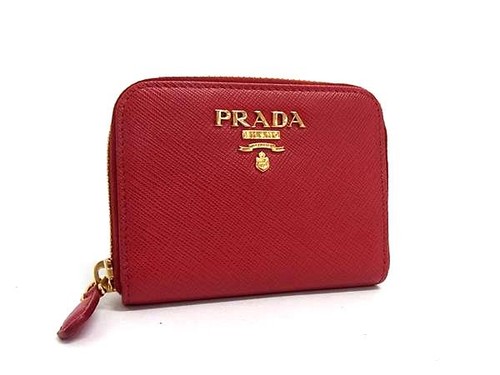Portamonete prada saffiano - portamonete,