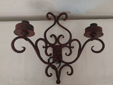 Lampadario in ferro battuto