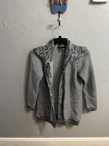Maglione cardigan lungo aperto
