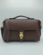 Borsa Donna a Mano In Vera Pelle Con Tracolla Regolabile Made In Italy 