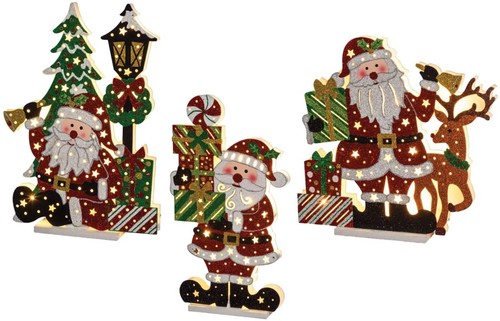 Lotti babbo natale glitter - babbo,