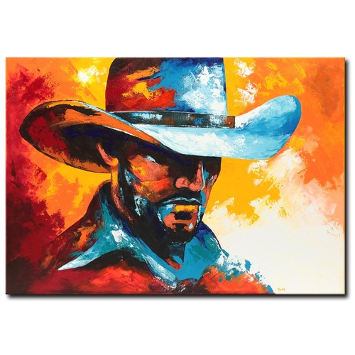 Quadro acrilico - , uomo