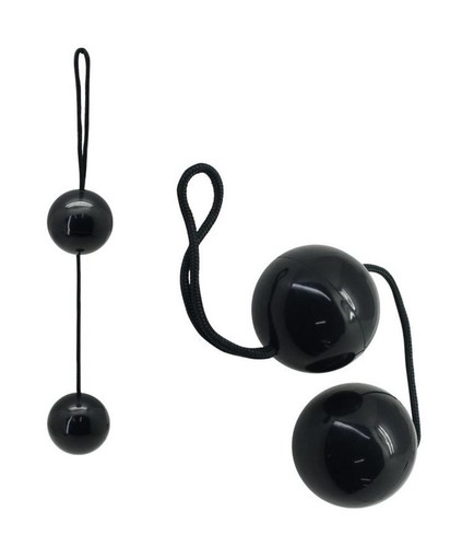 Palline vaginali nero vibranti - palline,