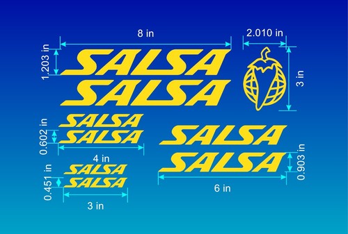 Adesivi decalcomanie salsa