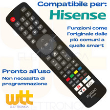 TELECOMANDO UNIVERSALE COMPATIBILE PER TV HISENSE