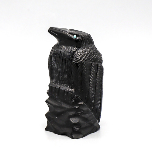 Zuni fetish black jet - -,
