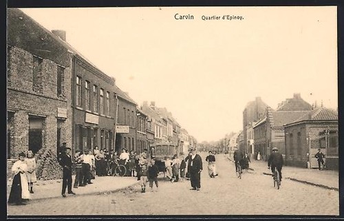 Cpa carvin quartier - carvin,,