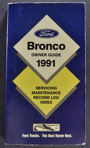 Ford bronco 1991 manuale - bronco,
