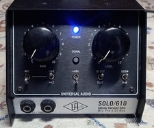 Universal Audio Solo 610   MIC TUBE PREAMP DI  UAUDIO (NO NEVE ,SSL )