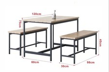 Set Tavolo da Pranzo con 2