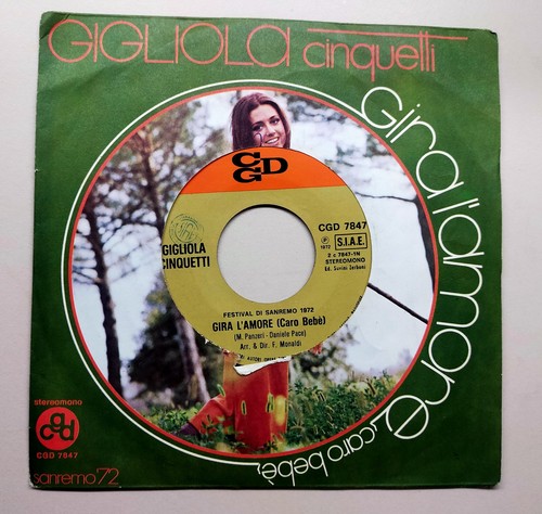 Disco vinile giri gigliola - vinile,