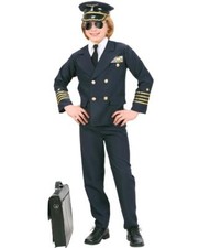 Costume Carnevale Divisa Pilota di Aerei Da Bambino PS 26167