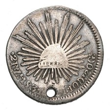 MESSICO 2 Reales 1831 -