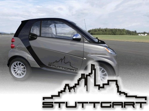 Adesivo auto stoccarda - adesivo,