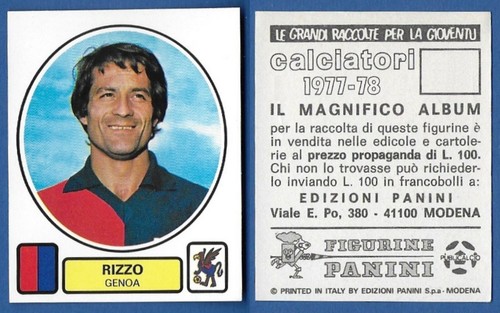 Figurina calciatori panini - figurina,