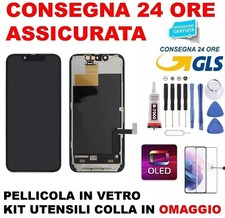 DISPLAY LCD SOFT OLED PER APPLE IPHONE 13 MINI TOUCH SCREEN SCHERMO FULL SIZE
