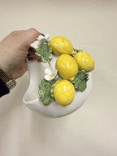 Italian Ceramic Lemon Basket