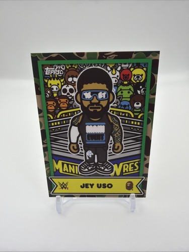Inserto topps wwe - x, bape
