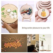 Fette di legno naturale