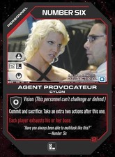 Number Six, Agent Provocateur - FOIL - Promo - Battlestar Galactica CCG
