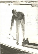 1960 NAPOLI VELA Principe Costantino di Grecia sulla sua barca - Foto 13x18