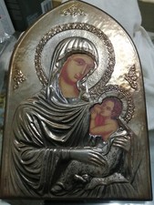 ICONA SACRA MADONNA CON