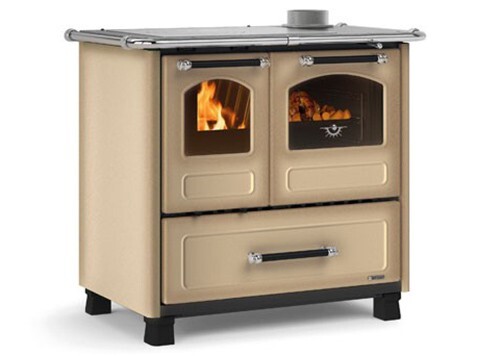 Stufa cucina legna nordica - cucina,
