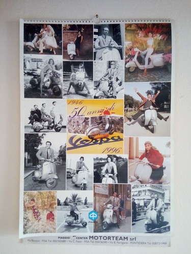 Vespa piaggio calendario - piaggio,