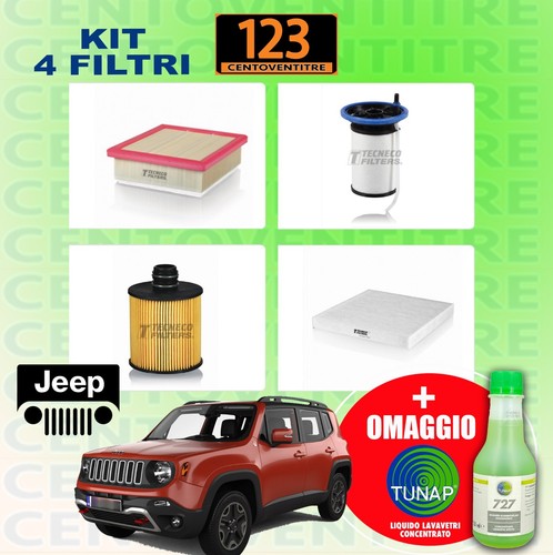Kit filtri tagliando - filtri, jeep