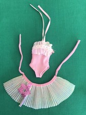 Costume da bagno Lady Lovely Locks Maiden FairHair 1986 isola incantata e abito plissettato