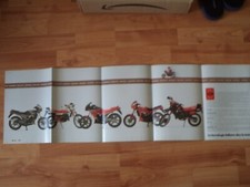 POSTER ANNO 1985 - MOTO GILERA RV 200/RX 200 ARIZONA/NGR 250/RV 125/RX 125