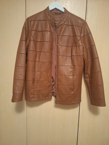 Giacca donna ecopelle marrone - giacca,