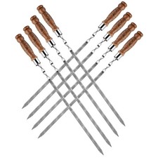 Set 8 spiedini in acciaio inox