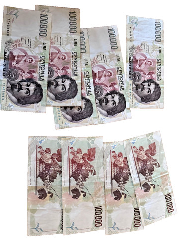 Banconota 100000 lire - banconota,
