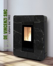 STUFA A PELLET KLOVER ASTRA TURBO GRES  8.9KW MARMO WI-FI  (conto termico)