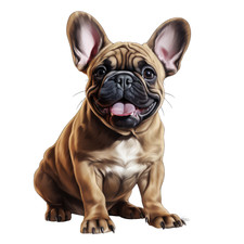 Bulldog francese cane auto