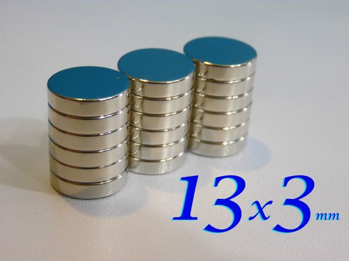 Magneti neodimio 13x3 mm - ,