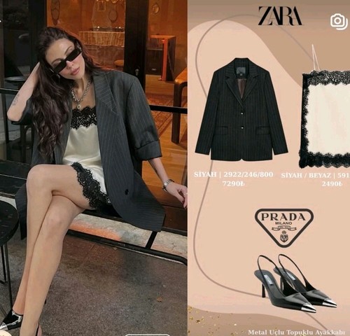 219 zara woman new pinstripe - $219,