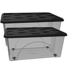 2 Scatole Multiuso 60x40x25