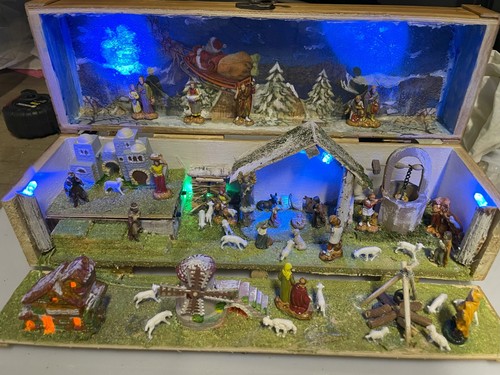 Presepe classico artigianale - presepe,