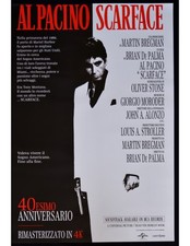 manifesto SCARFACE al pacino brian de palma oliver stone gangsters W46