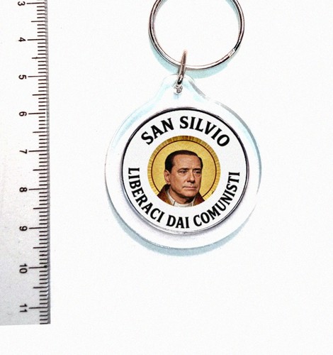 Portachiavi silvio berlusconi - portachiavi,