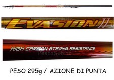 canna evasion 6m teleregolabile leggerissima azione punta pesca trota torrente
