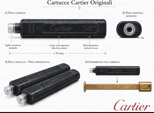 Cartier cartucce penna - cartier,